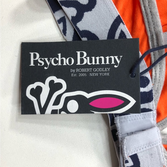 NWT Psycho Bunny Bralette in Kumquat Orange Women's Medium - Picture 3 of 3